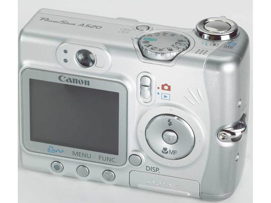 Canon PowerShot A520 4-megapixel digital camera at Crutchfield