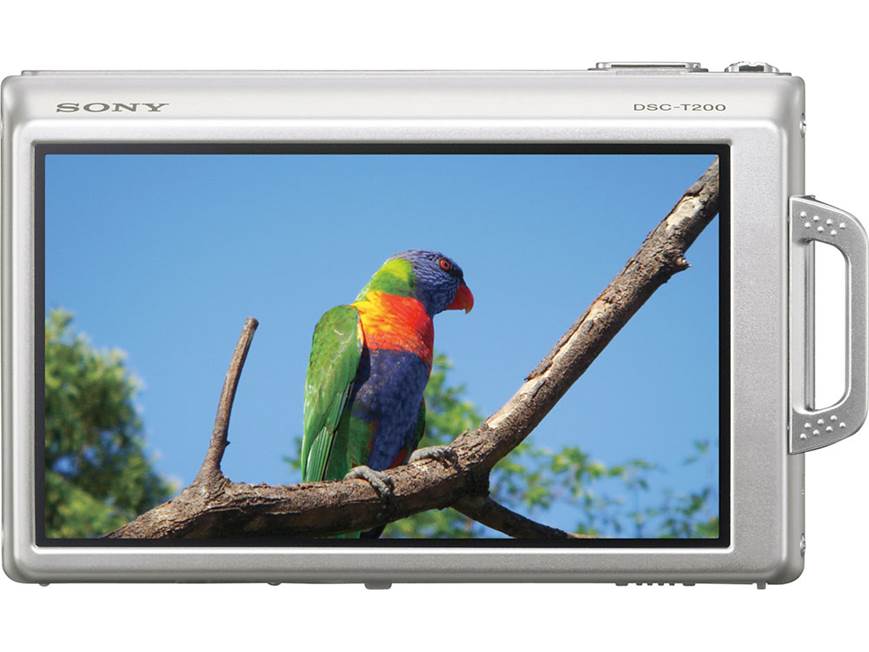 Sony Cyber-shot DSC-T200 (Silver) 8.1-megapixel digital camera