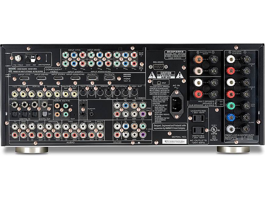 Marantz SR7002 THX Select2™ home theater receiver with HDMI