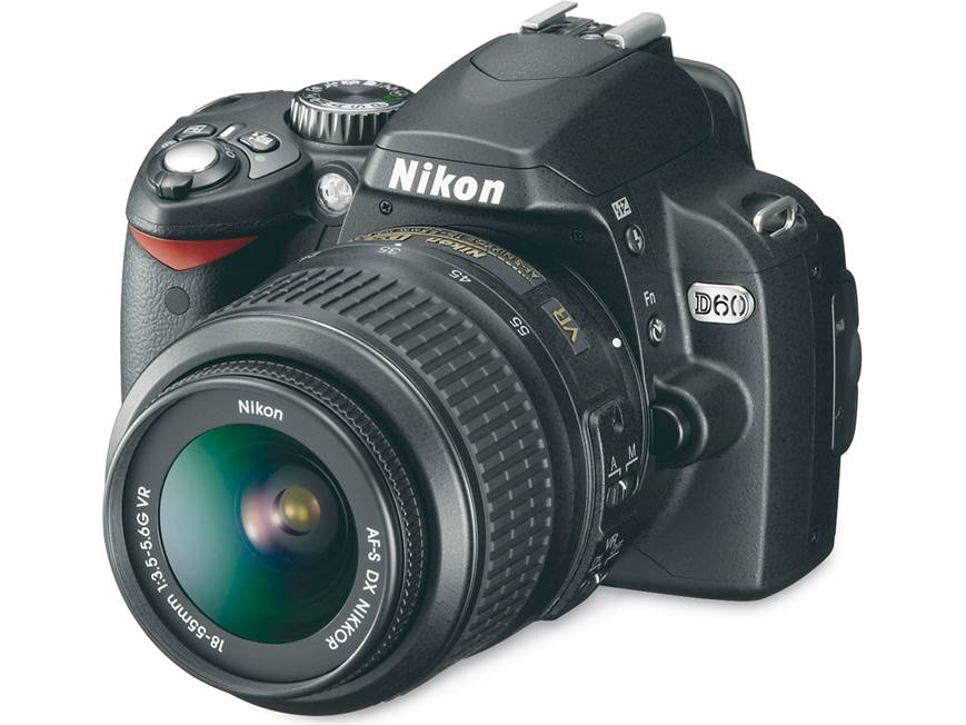 Nikon D60 Kit 10.2-megapixel digital SLR camera with 18-55mm image