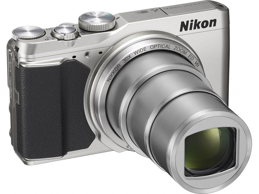 Nikon Coolpix S9900 (Silver) 16-megapixel camera with 30X optical