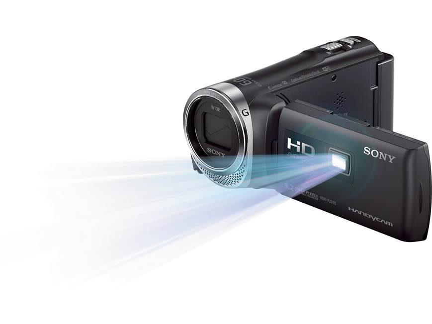Sony Handycam® HDR-PJ340 High-definition camcorder with projector