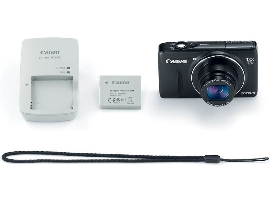 Canon PowerShot SX600 HS (Black) 16-megapixel digital camera with