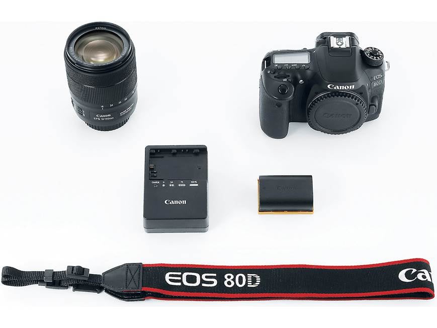 Canon EOS 80D Telephoto Lens Kit 24.2-megapixel DSLR with 18-135mm