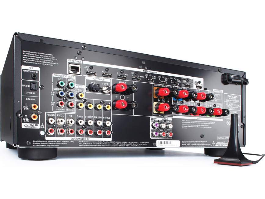 Onkyo TX-NR727 7.2-channel home theater receiver with Wi-Fi® and