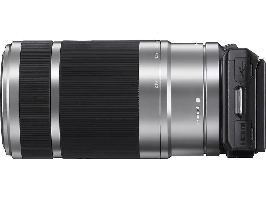 Sony SEL55210 55-210mm f/4.5-6.3 (Silver) Telephoto zoom lens for