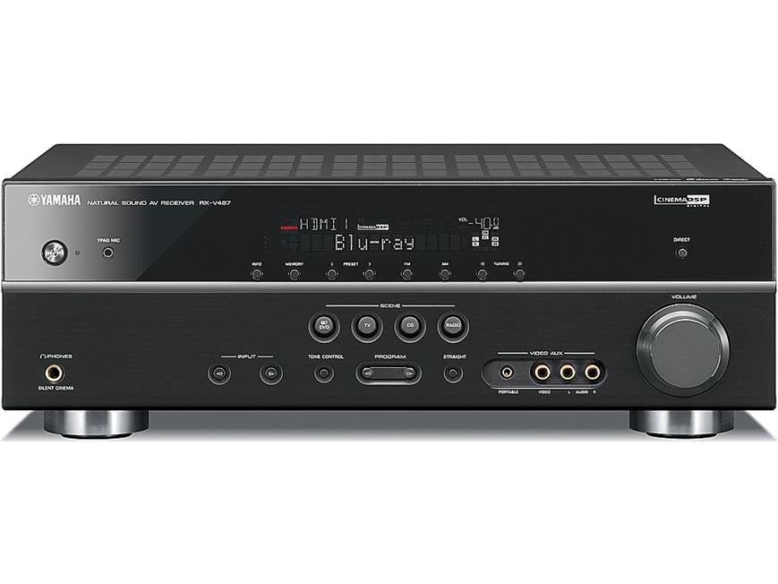 Yamaha RX-V467 Home theater receiver with 3D-ready HDMI switching