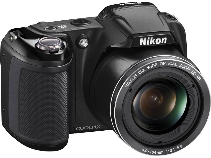 Nikon Coolpix L810 (Black) 16.1-megapixel digital camera with 26X