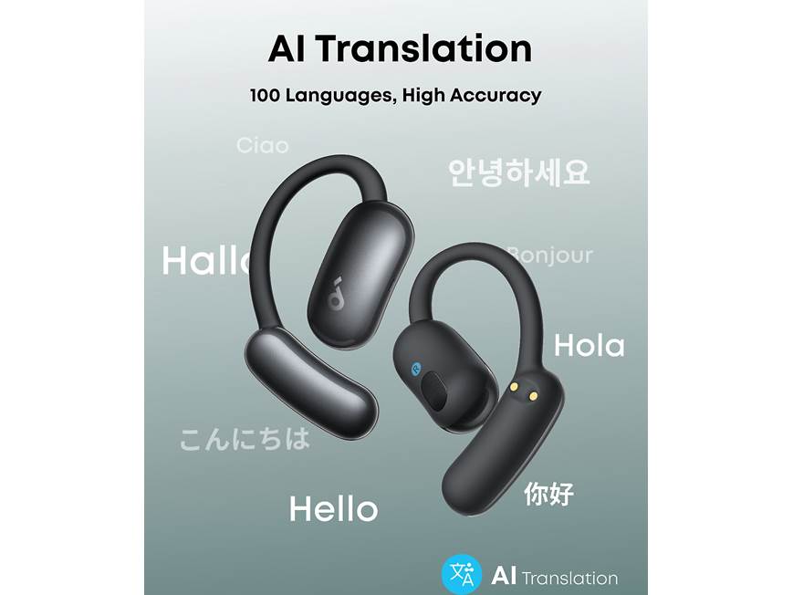 Anker Soundcore AeroFit 2 (with AI Translation) (Black) Wireless
