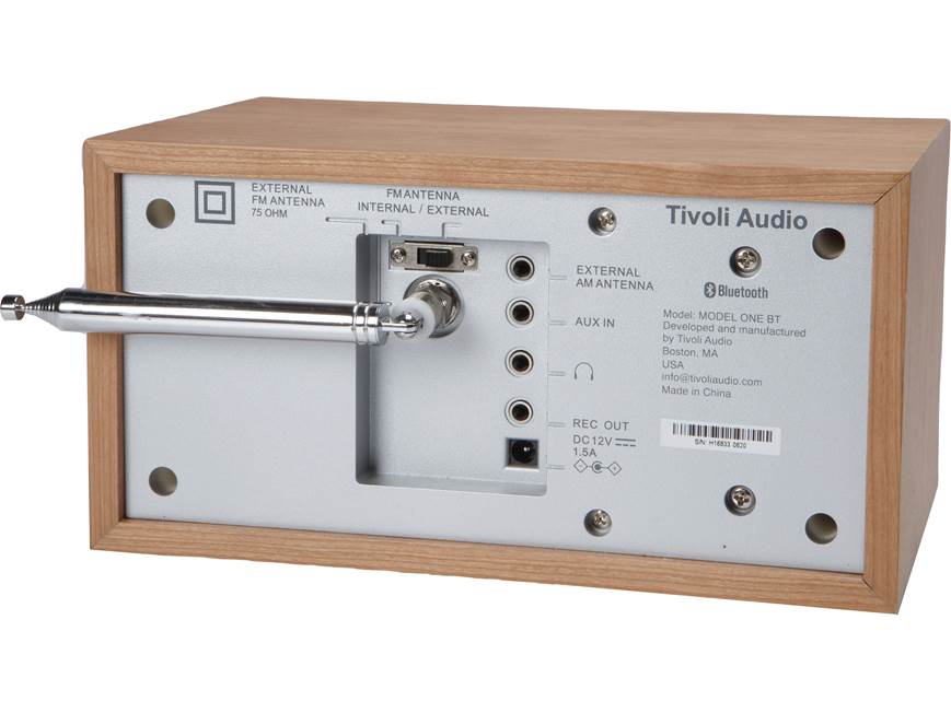 Tivoli Audio Model One® BT (Cherry/Silver) AM/FM radio with