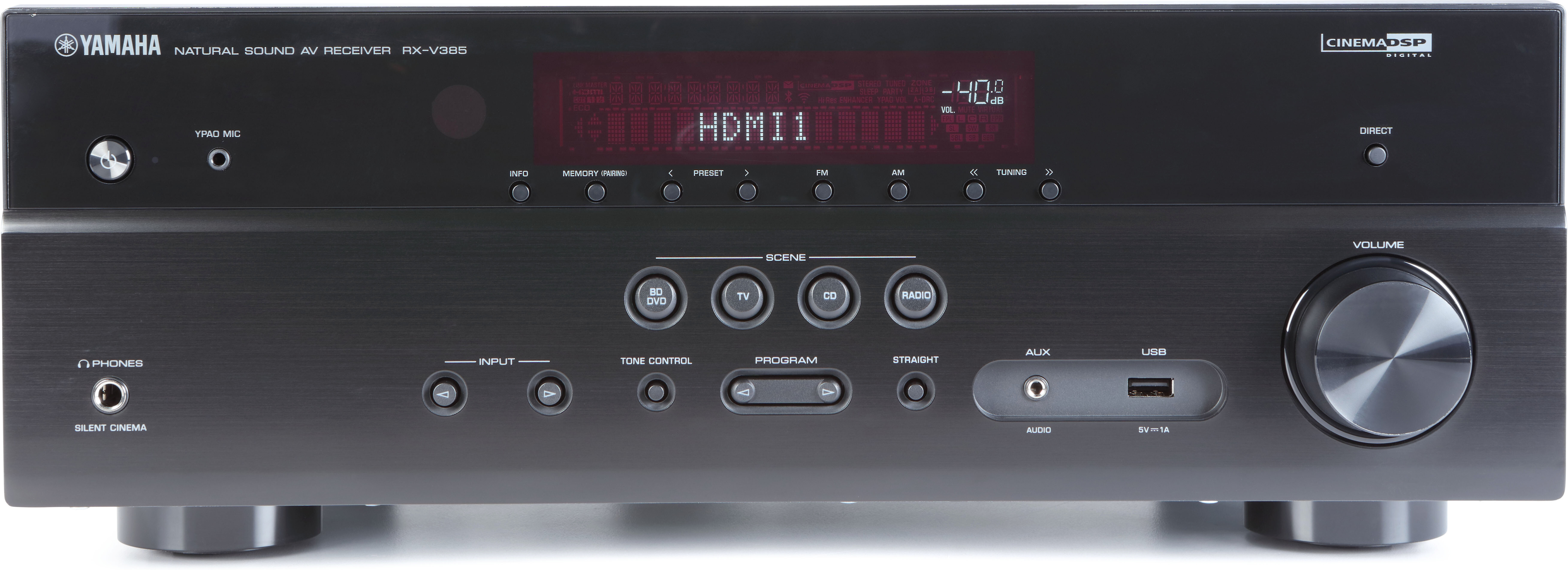 Customer Reviews: Yamaha RX-V385 5.1-channel home theater receiver