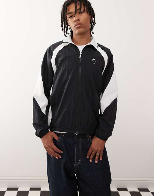 Nike Air woven jacket in black | ASOS