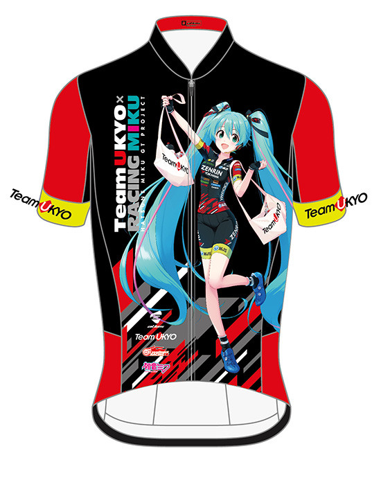 サイクルジャージ レーシングミク2019 TeamUKYO応援Ver.