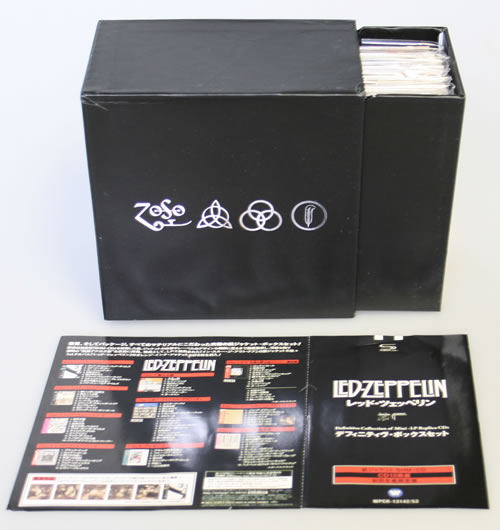 Led Zeppelin The Definitive Box Set Japanese Promo SHM CD (622908)