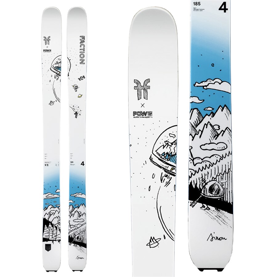 Faction Agent 4 x POW Collab Skis 2023 | evo