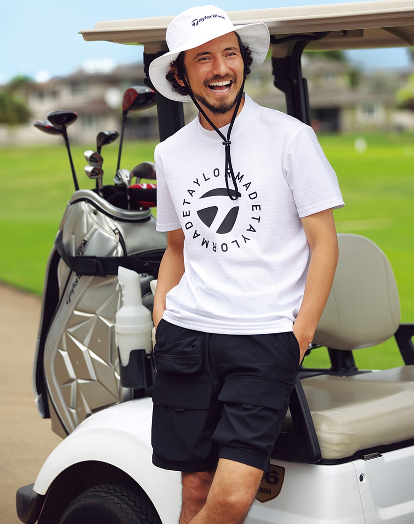 お洒落 大人気 テーラーメイド クールネックストレッチウェア お洒落