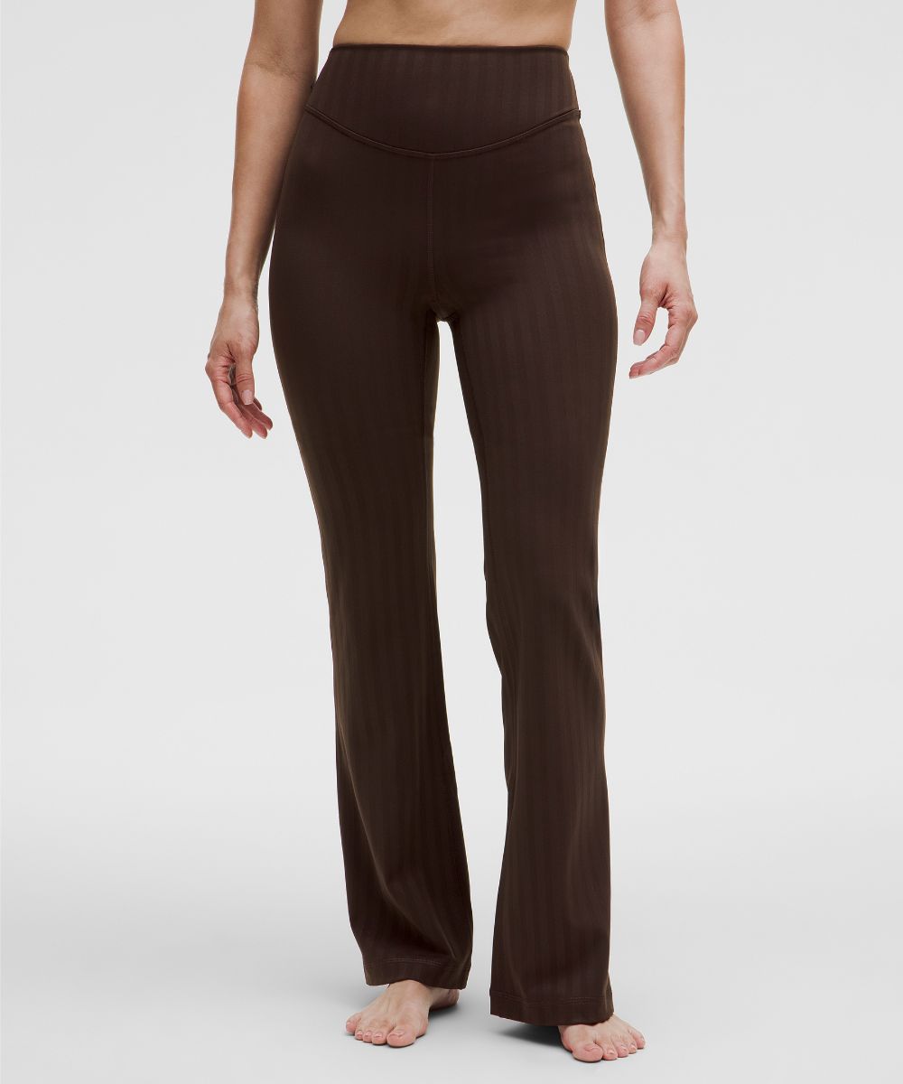 Wunder Under ブーツカットパンツ トーナルストライプ *アジアフィット