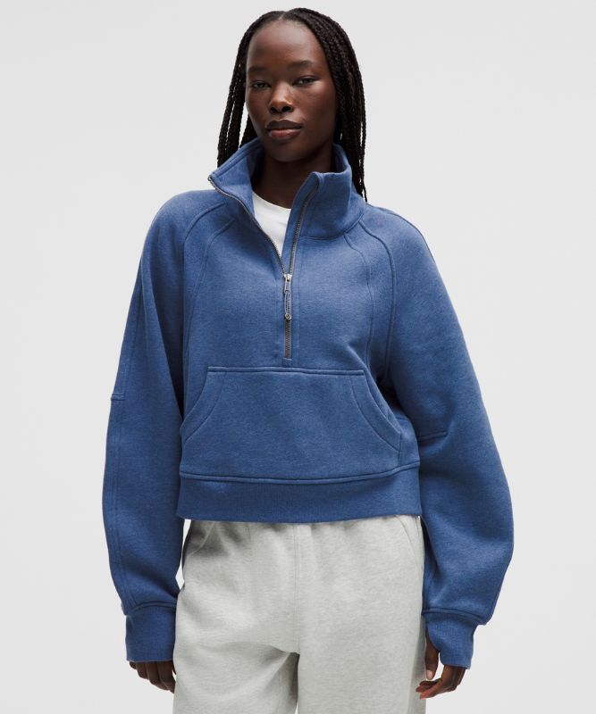 Scuba オーバーサイズ ファネルネックハーフジップ | パーカー