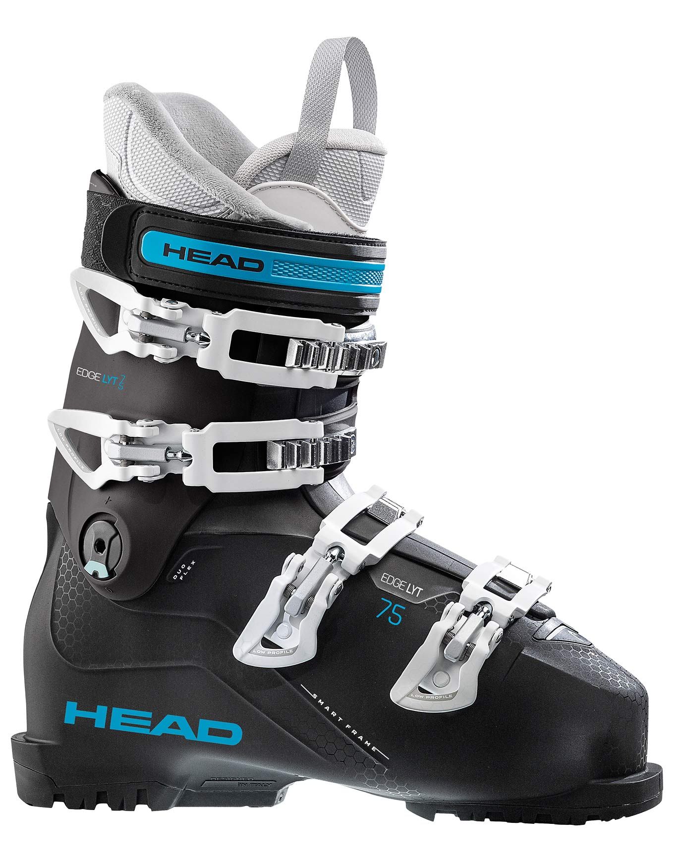 Head Edge Lyt 75 W Hv Black/Turquoise Women's ski boots : Snowleader
