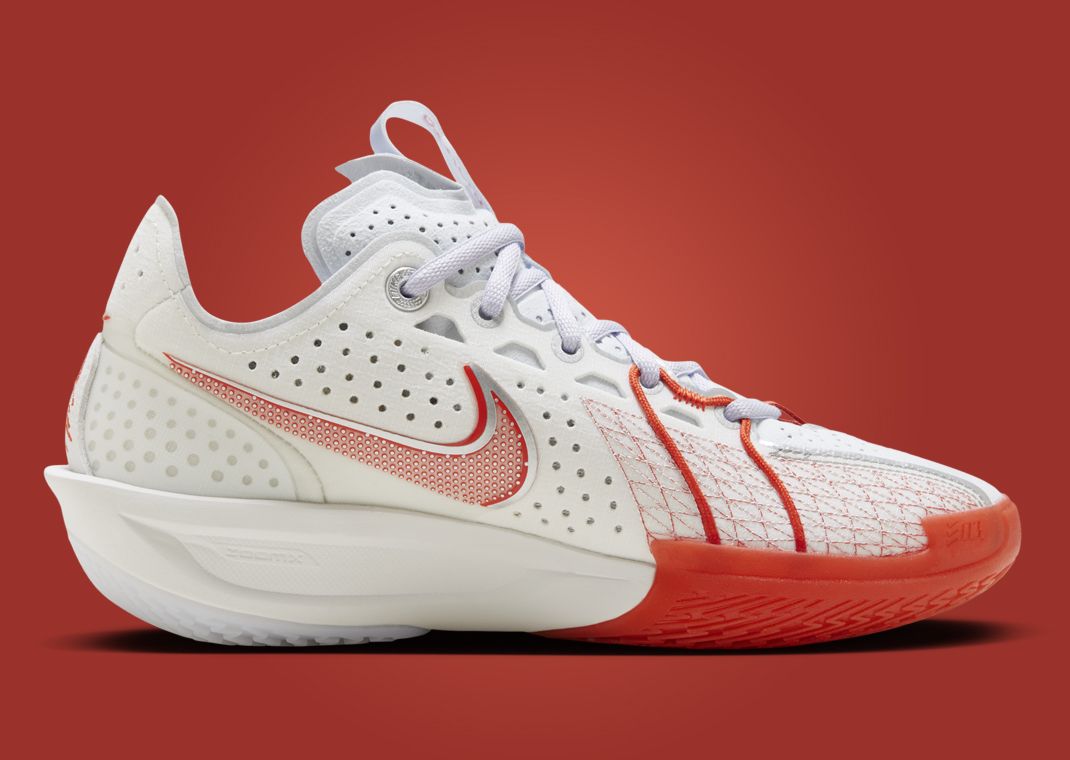 The Nike GT Cut 3 Summit White Picante Red Releases January 2024