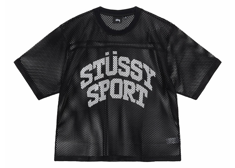 Stussy Sport Jersey Black Men's - SS24 - GB