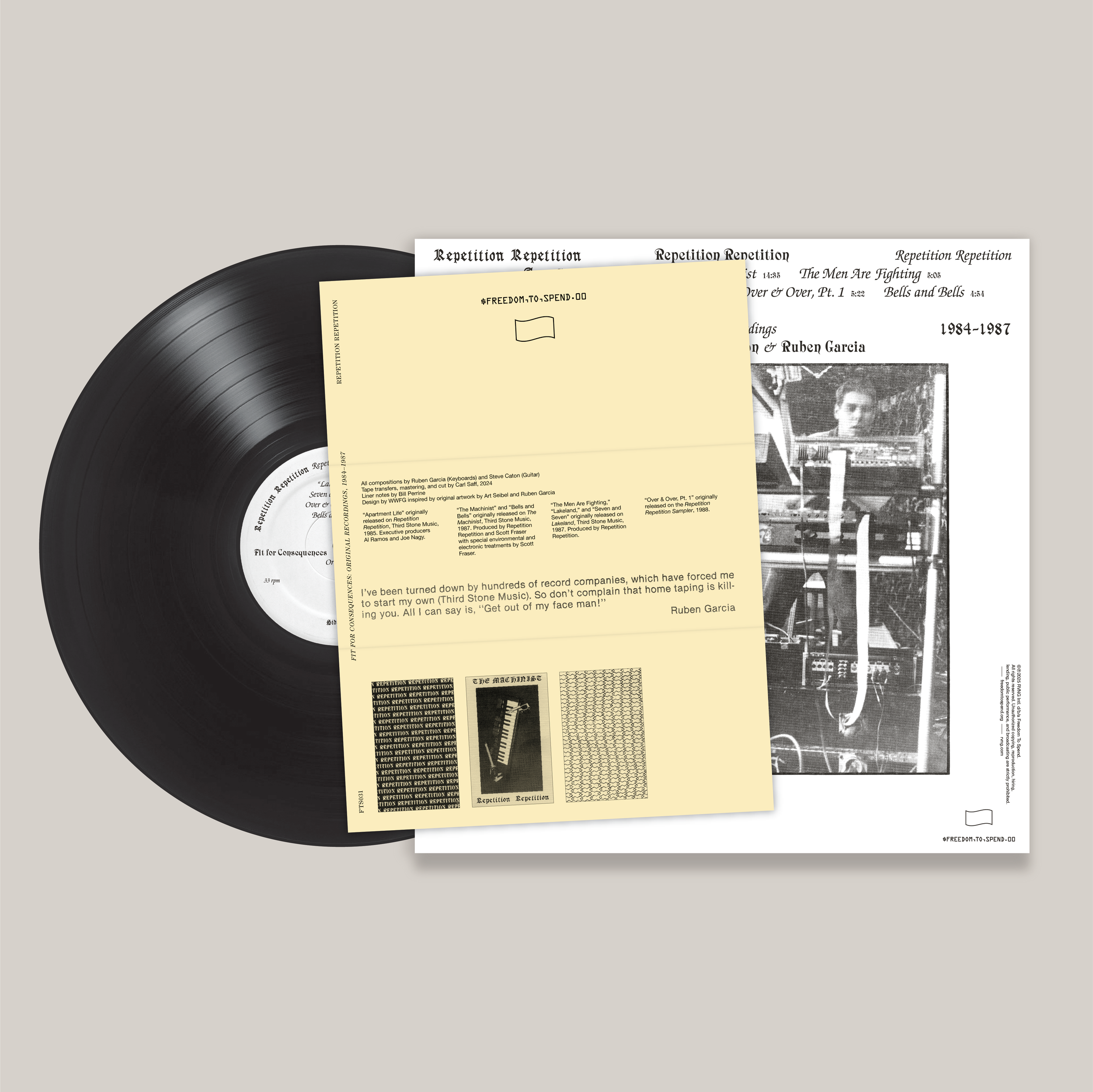 Repetition Repetition - Fit for Consequences: Original Recordings