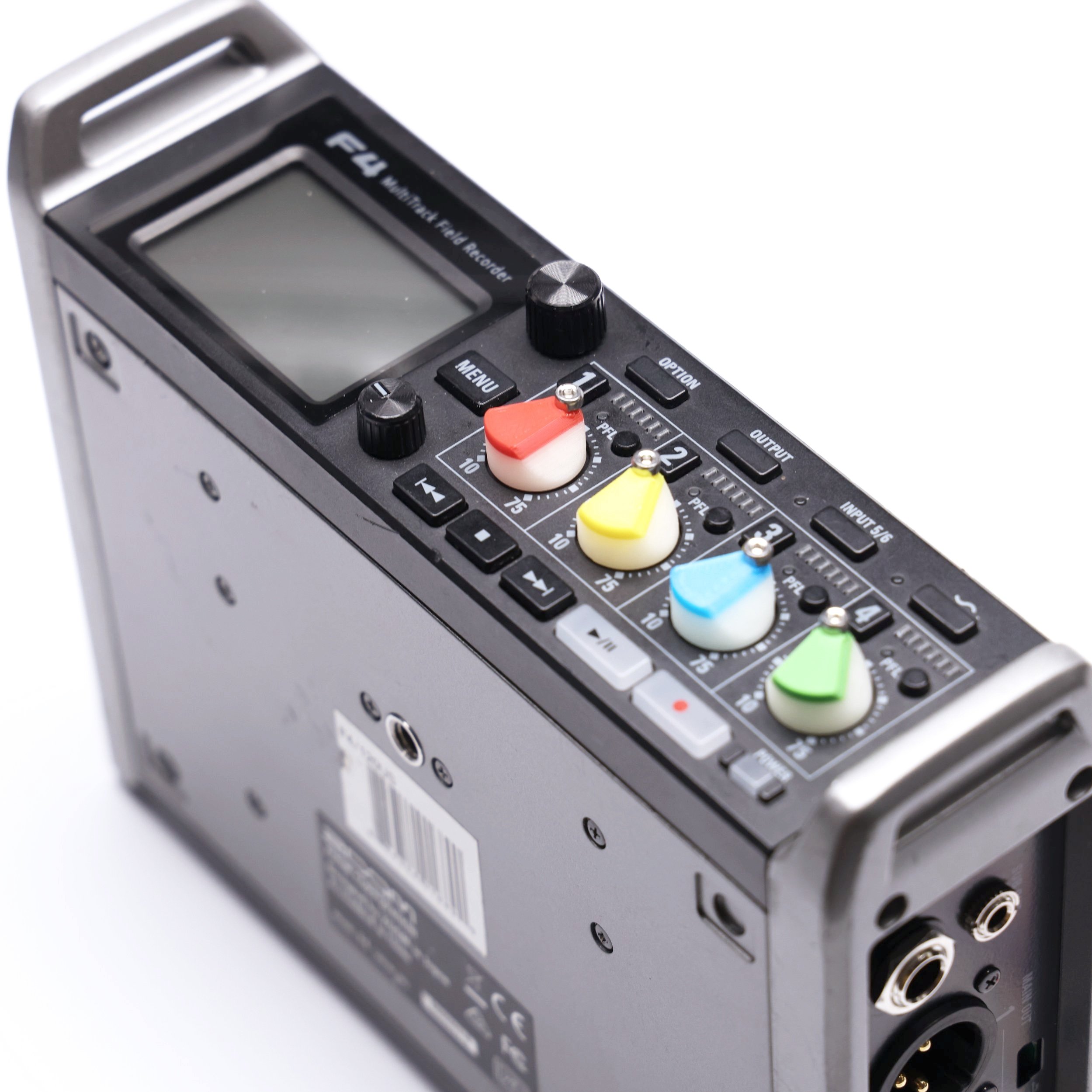 Zoom F4 Glow / Colored Fader Knobs - Set of 7 — Bioluminous