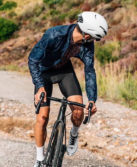 CAFÉ DU CYCLISTE Petra Jacket Peacock Blue Men — Cycle Store Zurich