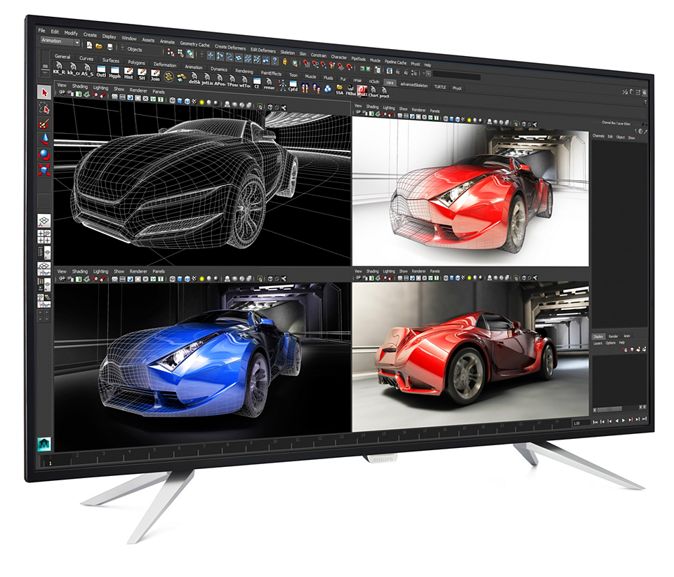 Brilliance 4K Ultra HD LCD display BDM4350UC/27 | Philips