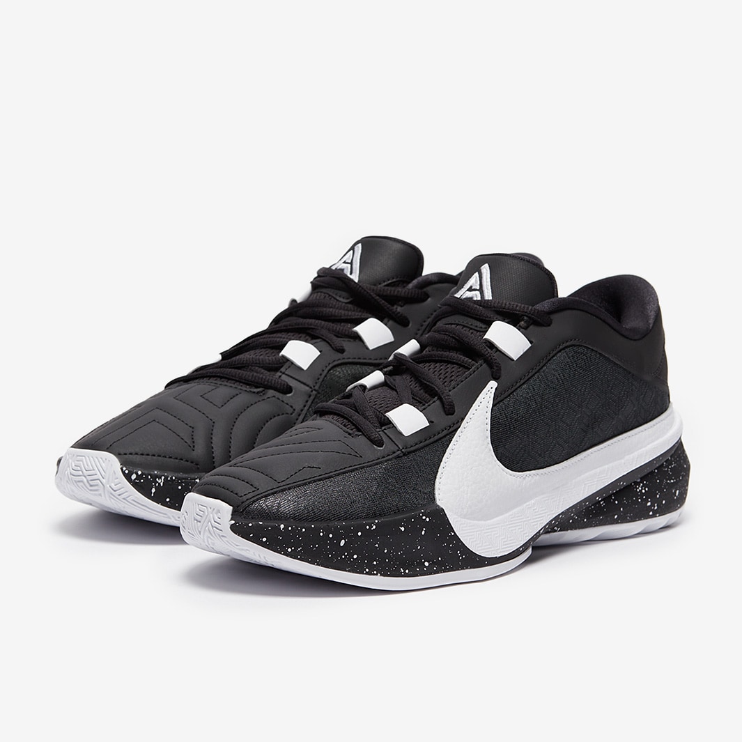 Nike Zoom Freak 5 - Black/White/Pure Platinum - Mens Shoes | Pro