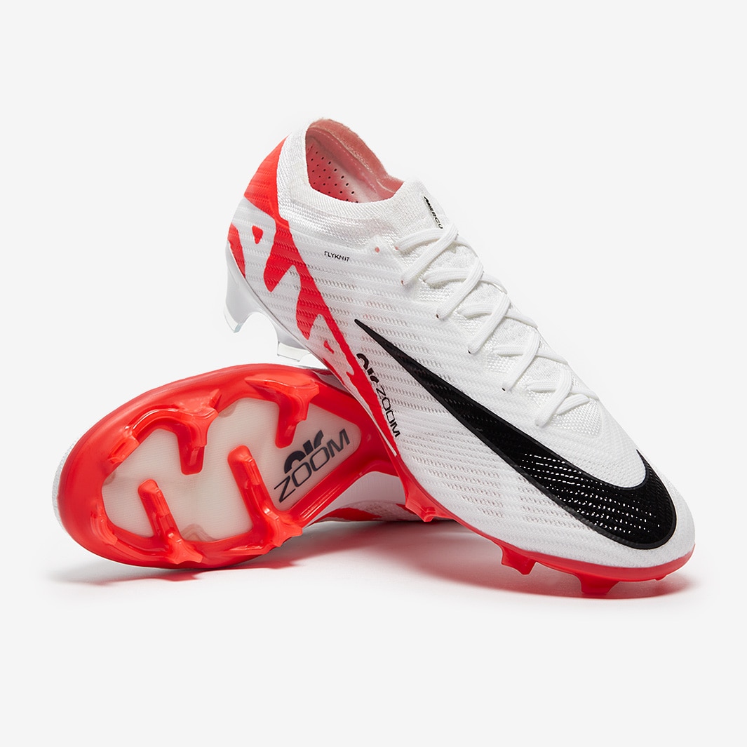Nike Air Zoom Mercurial Vapor XV Elite FG - White/Bright Crimson