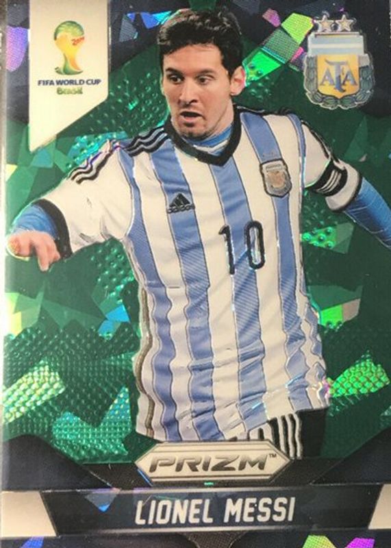 Lionel Messi 2014 Prizm World Cup #12 Green Crystal /25 Price