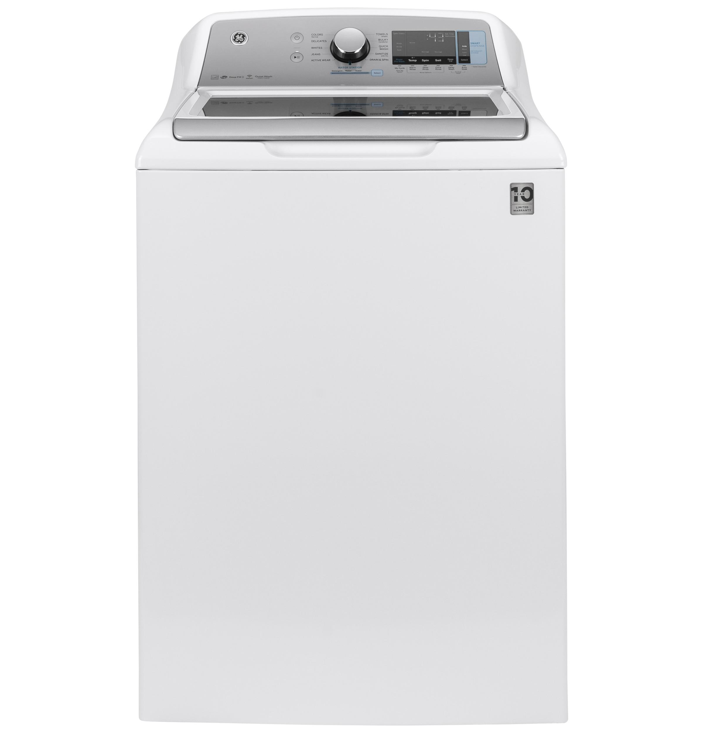 GTW840CSNWSGE GE® ENERGY STAR® 5.2 cu. ft. Capacity Smart Washer