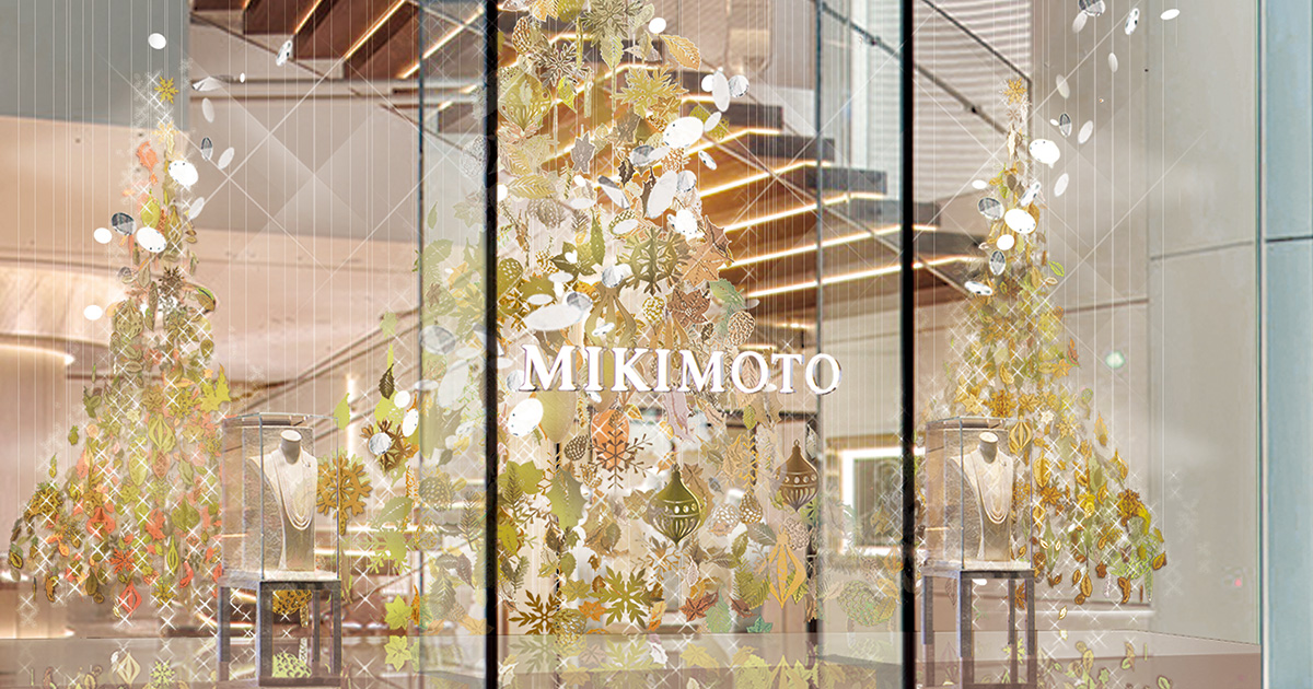 銀座の街に幻想的なクリスマスツリーが登場！「MIKIMOTO GINZA TREE 2019」