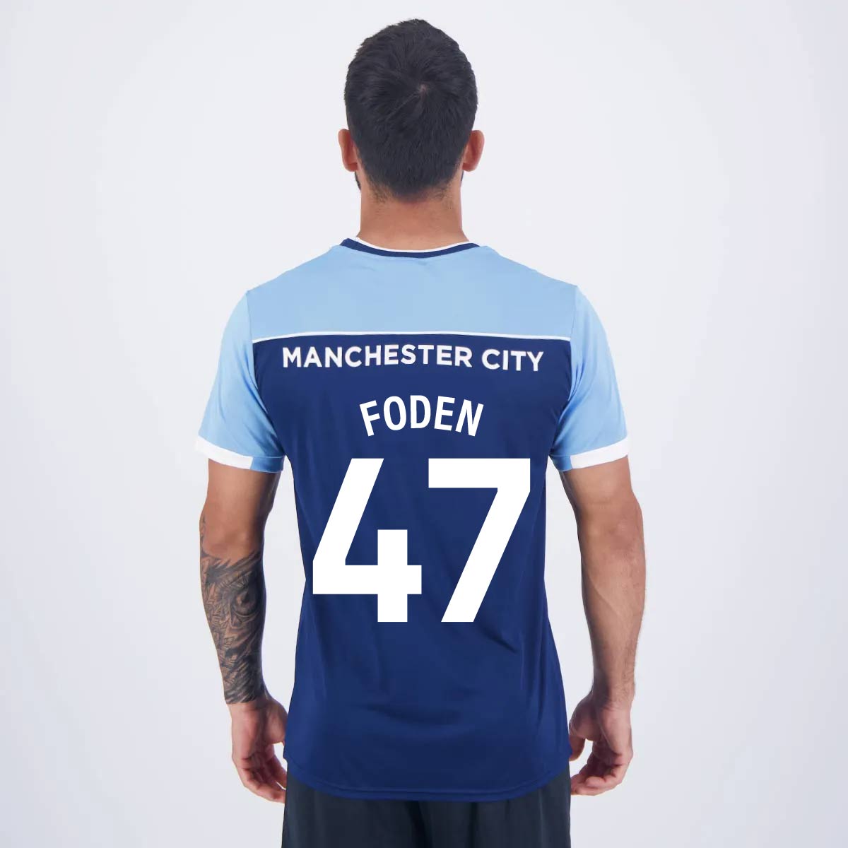 Camisa Manchester City Foden 47 Navy Marinho - Futfanatics
