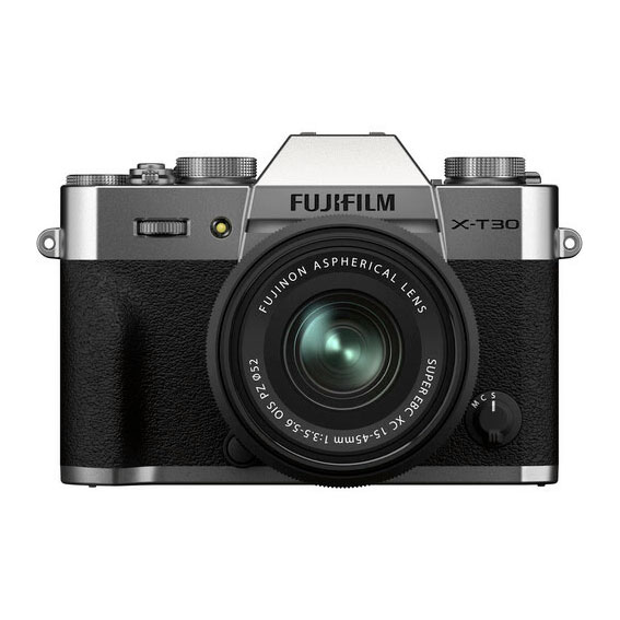 Câmera Fujifilm X-T30II Prata com Lente XC15-45mm - RaiTai Tecnologia