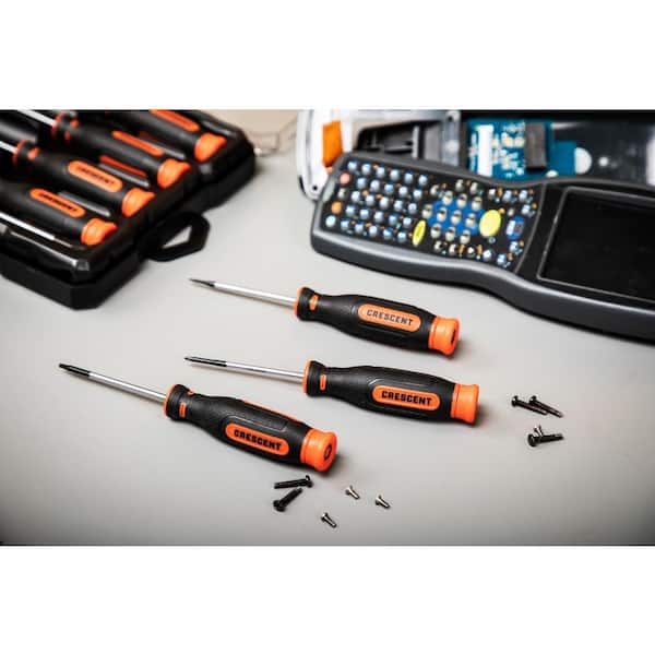 Crescent Phillips, Slotted, and Torx Precision Screwdriver Set