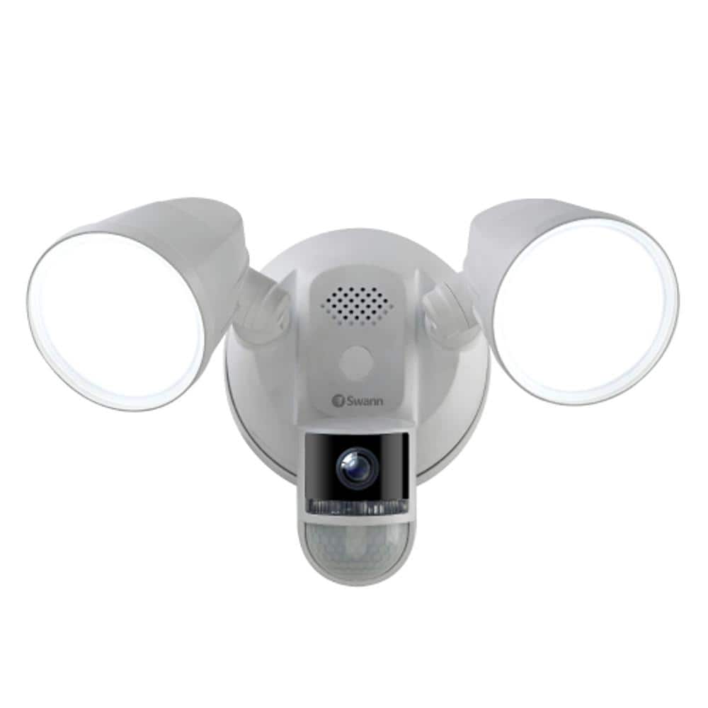 Swann Outdoor Floodlight 4K Wired Security Surveillance Camera