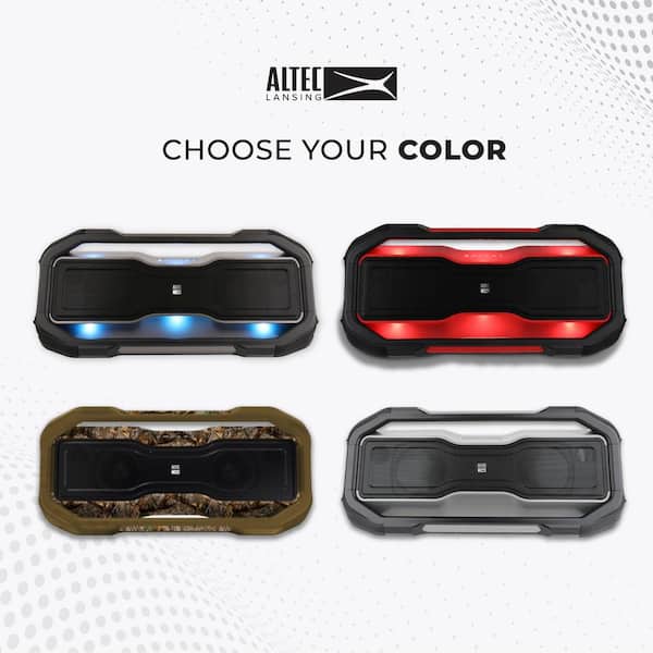 Altec Lansing Rockbox XL Bluetooth Speaker IMW999-STL - The Home Depot