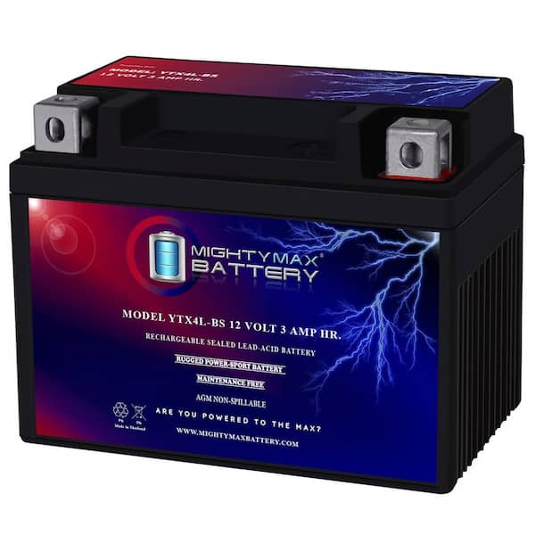 MIGHTY MAX BATTERY YTX9-BS Replacement for Suzuki LT-Z400