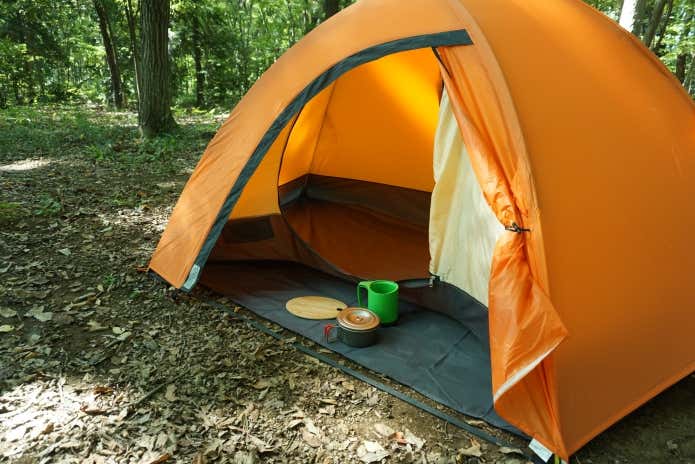 ツノがつくる空間が快適すぎ！アライテントの軽量モデル「オニドーム