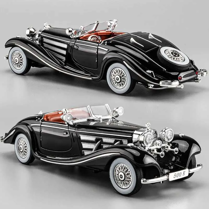 Diecast metal classic car model 1:5 scale with sound and light