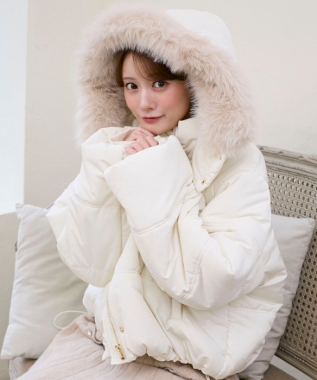 2way中綿フードブルゾン/MAJESTIC LEGON(マジェスティックレゴン