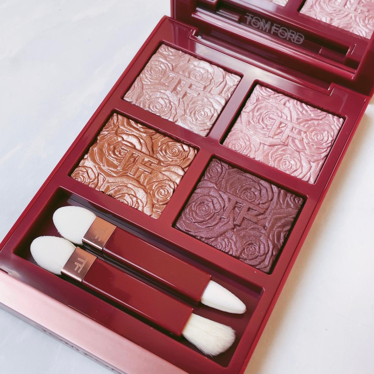 トムフォード新作】春コスメの《バラの刻印入り限定アイシャドウ》が