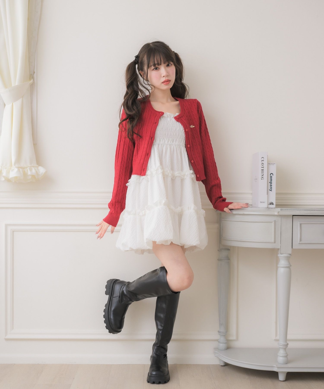 ケーブルNTカーデ|ems excite | RETRO GIRL ONLINE STORE レトロガール