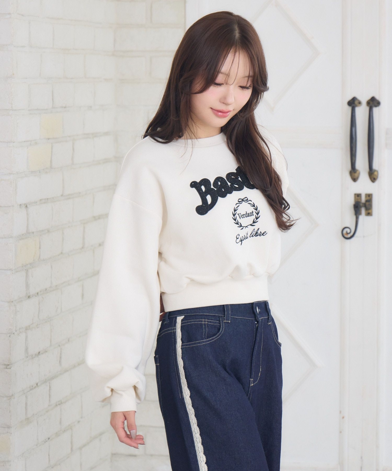 ツイードロゴトレーナー|ems excite | RETRO GIRL ONLINE STORE レトロ