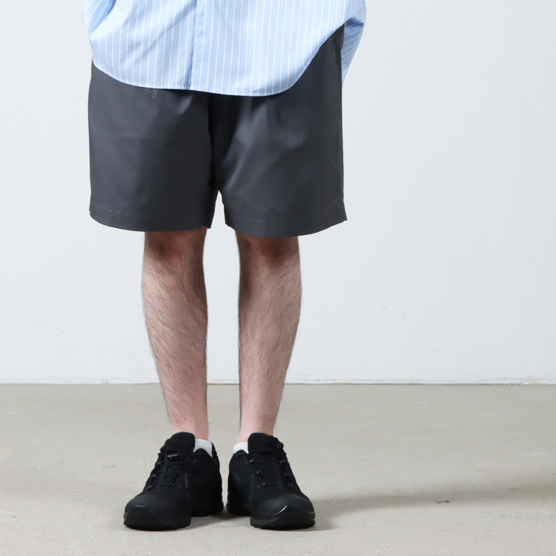 Graphpaper (グラフペーパー) Solotex Twill Wide Chef Shorts / ソロ