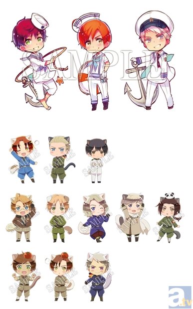 日丸屋先生描き下ろし『ヘタリア TWT』DVD特典用イラスト公開