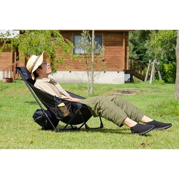 トレッカー グランドリクライニングチェア（ブラック） キャプテン