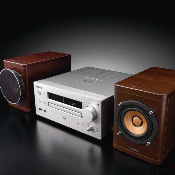 ウッドコーンスピーカー搭載 コンパクトコンポーネントシステム EX
